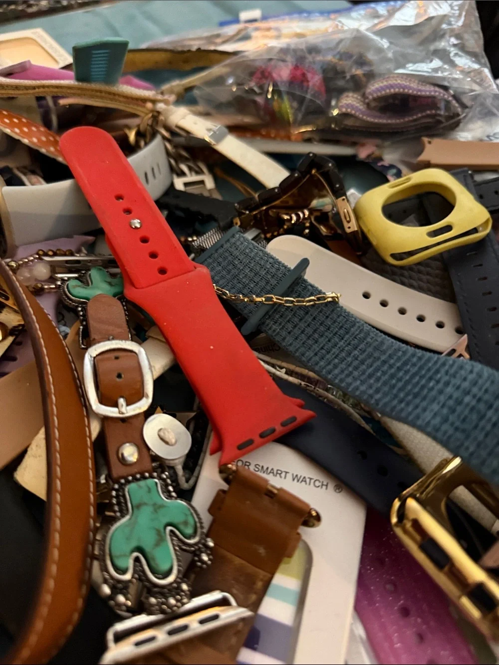 Large lot of watch bands for smart watches all in good condition or new